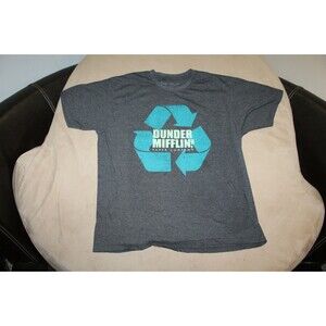 THE OFFICE - DUNDER MIFFLIN RECYCLE - T-SHIRT - Gray Size XL